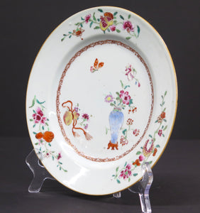 A Finely Decorated Famille Rose Plate