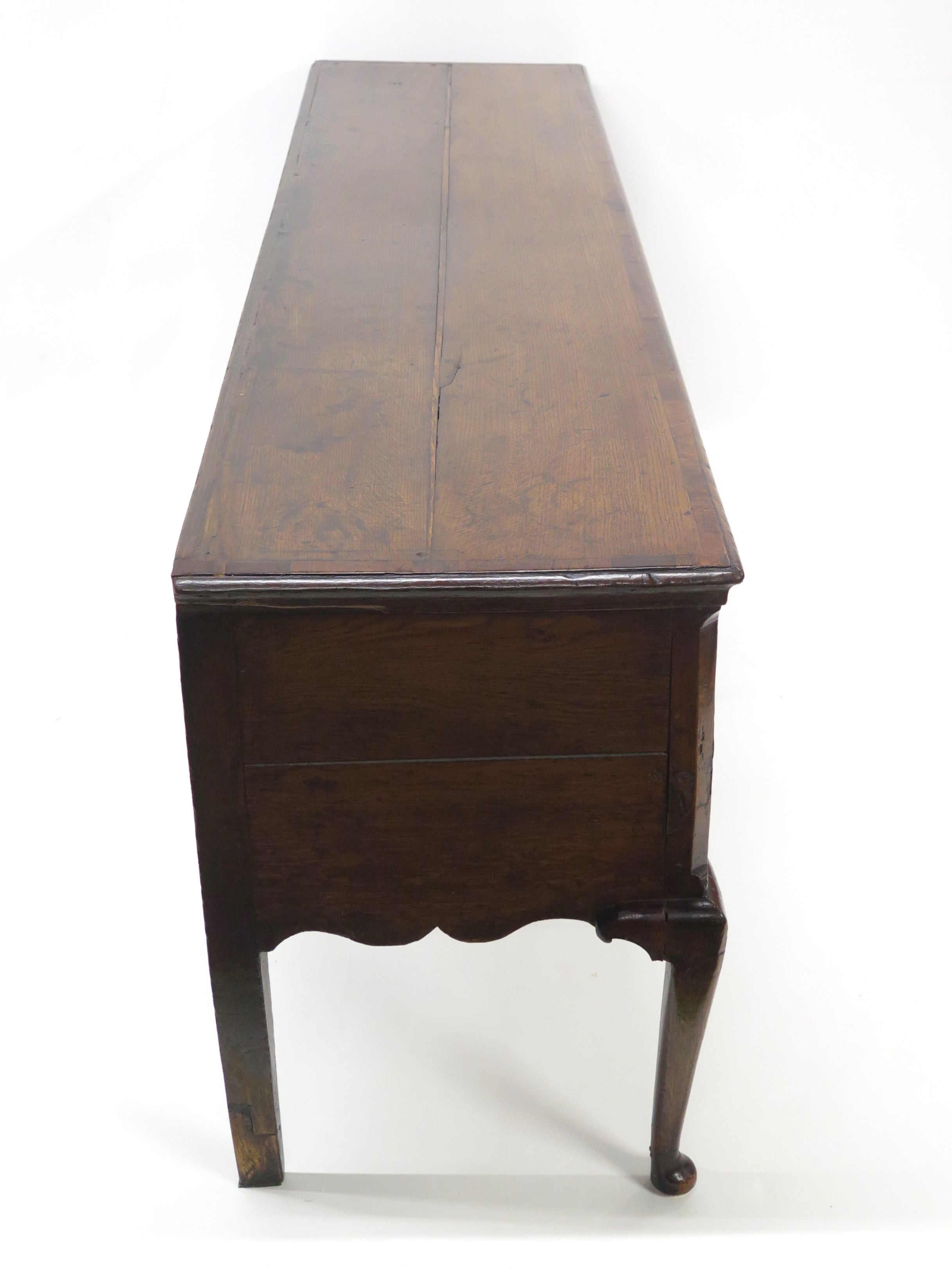 An Early George III Oak Dresser Base