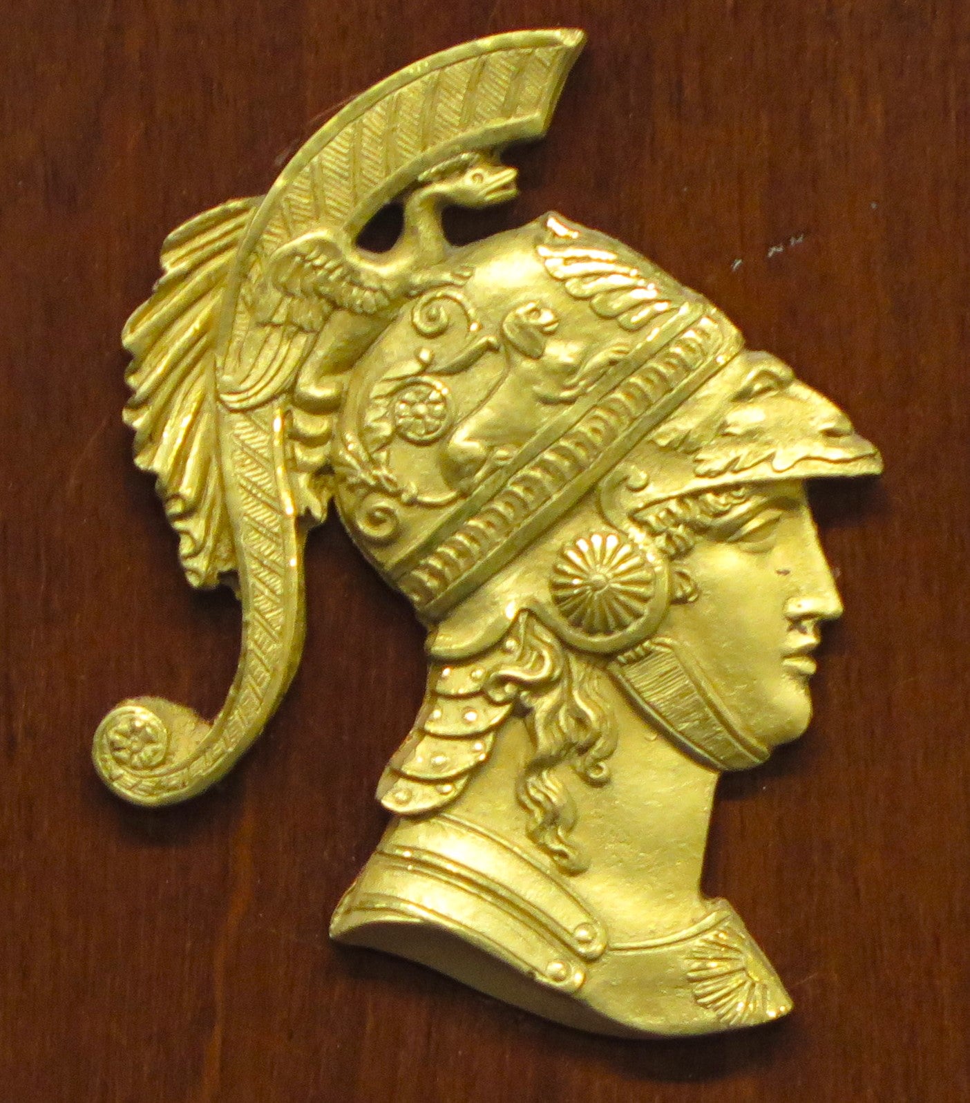A Pair of Gilt Bronze Warriors