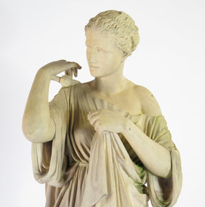 Diana de Gabies Terracotta Statue by Brault and Gilardoni, France