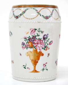 A Pair of Chinese Export Porcelain Famille Rose Mugs