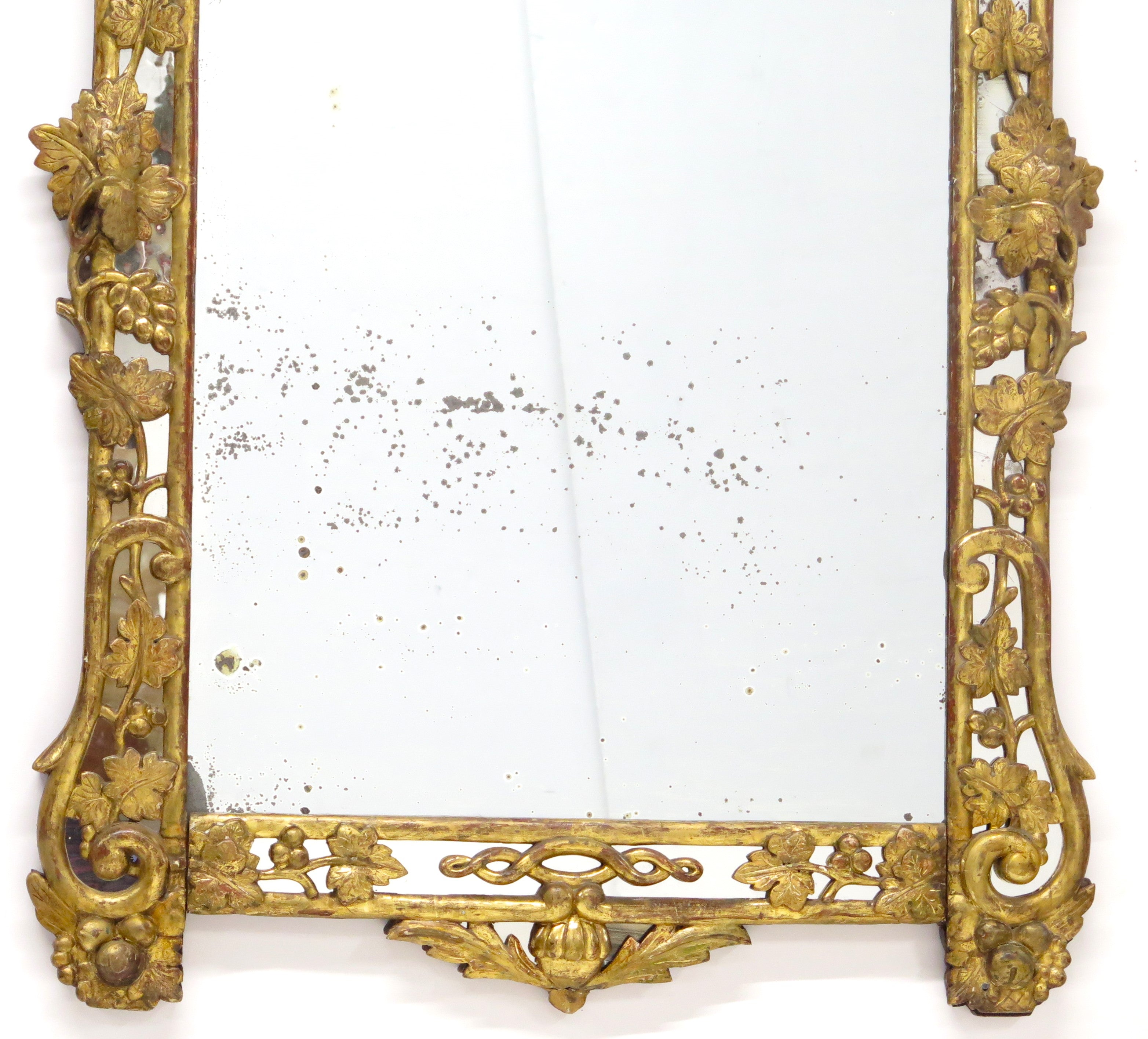 A Large Luois XV Gilt-wood Mirror