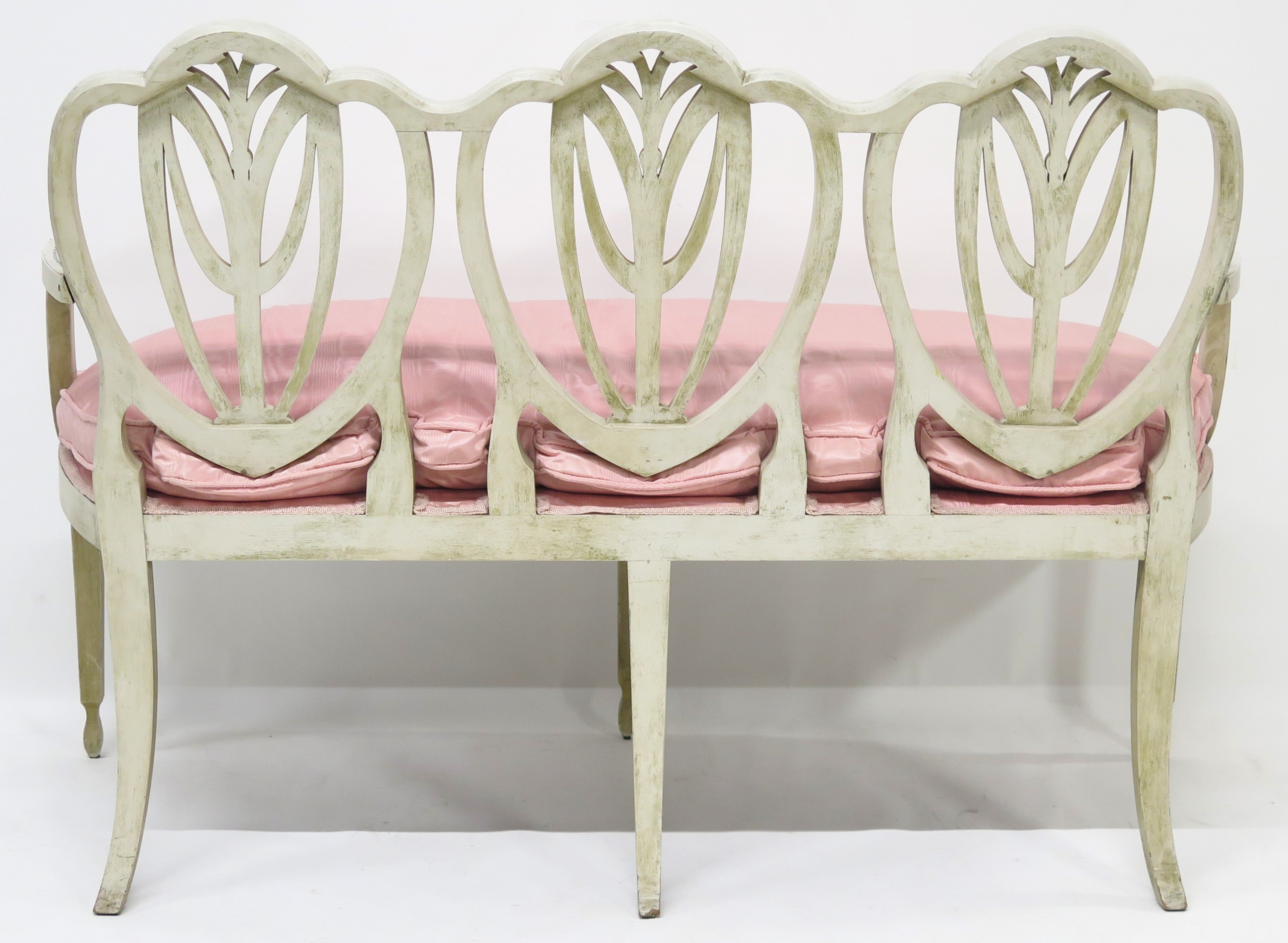 Georgian Style Triple Chair Back Settee