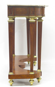 A 19th Century French Brass Mounted Console Table