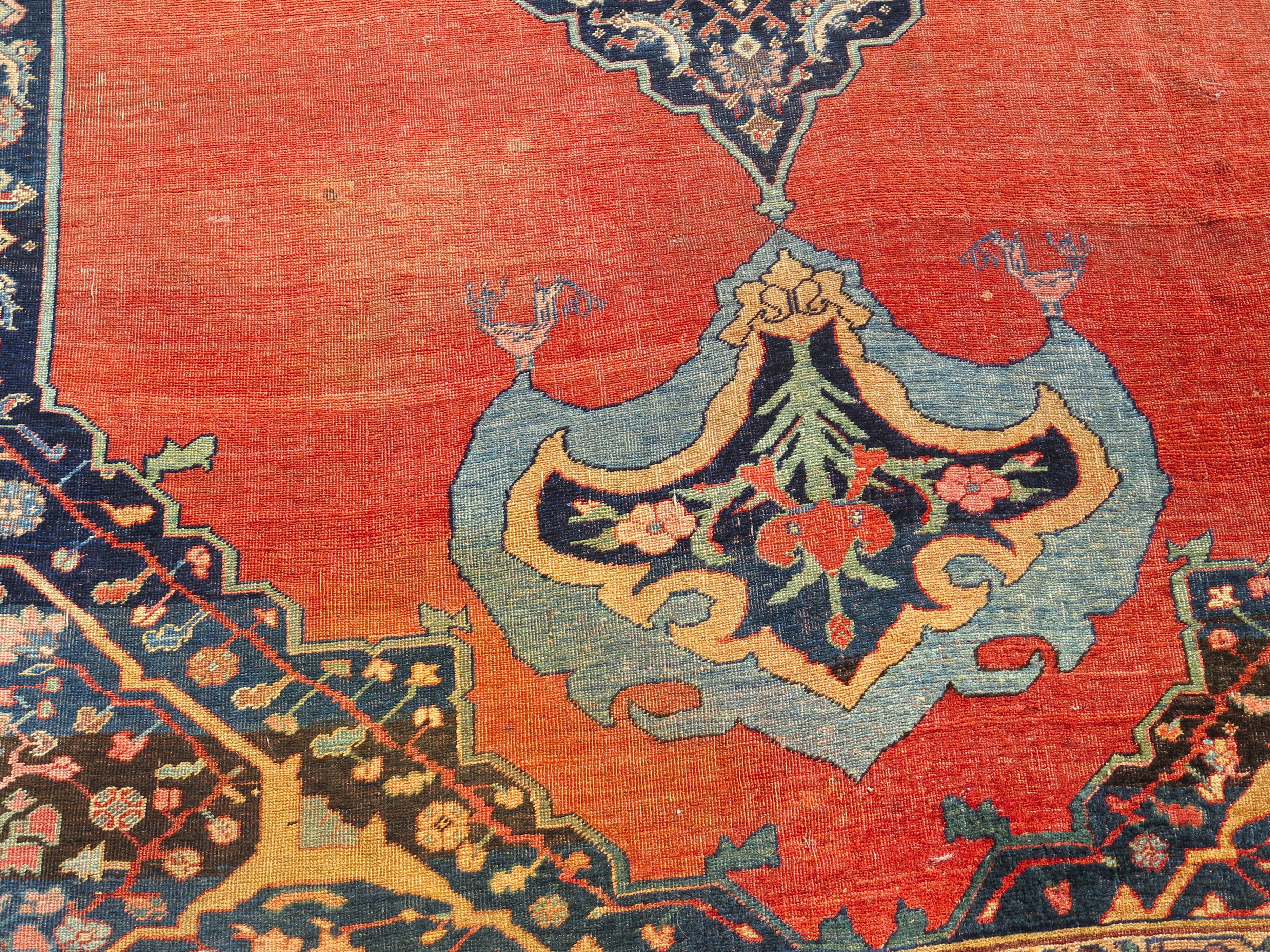 A Late 19th Century Bidja Oriental Carpet / Rug