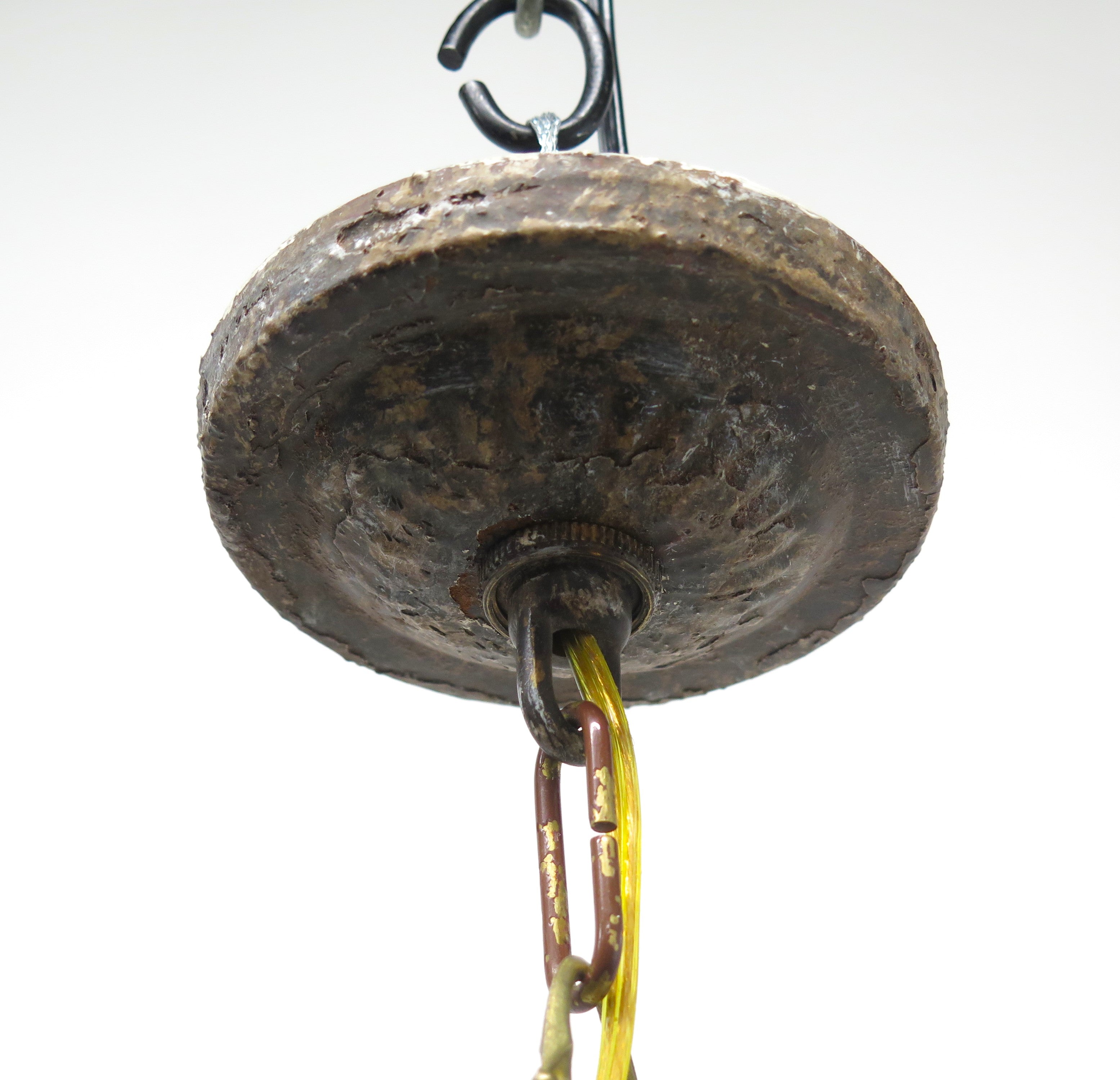 An Italian Gilt Wood Three Light Lantern