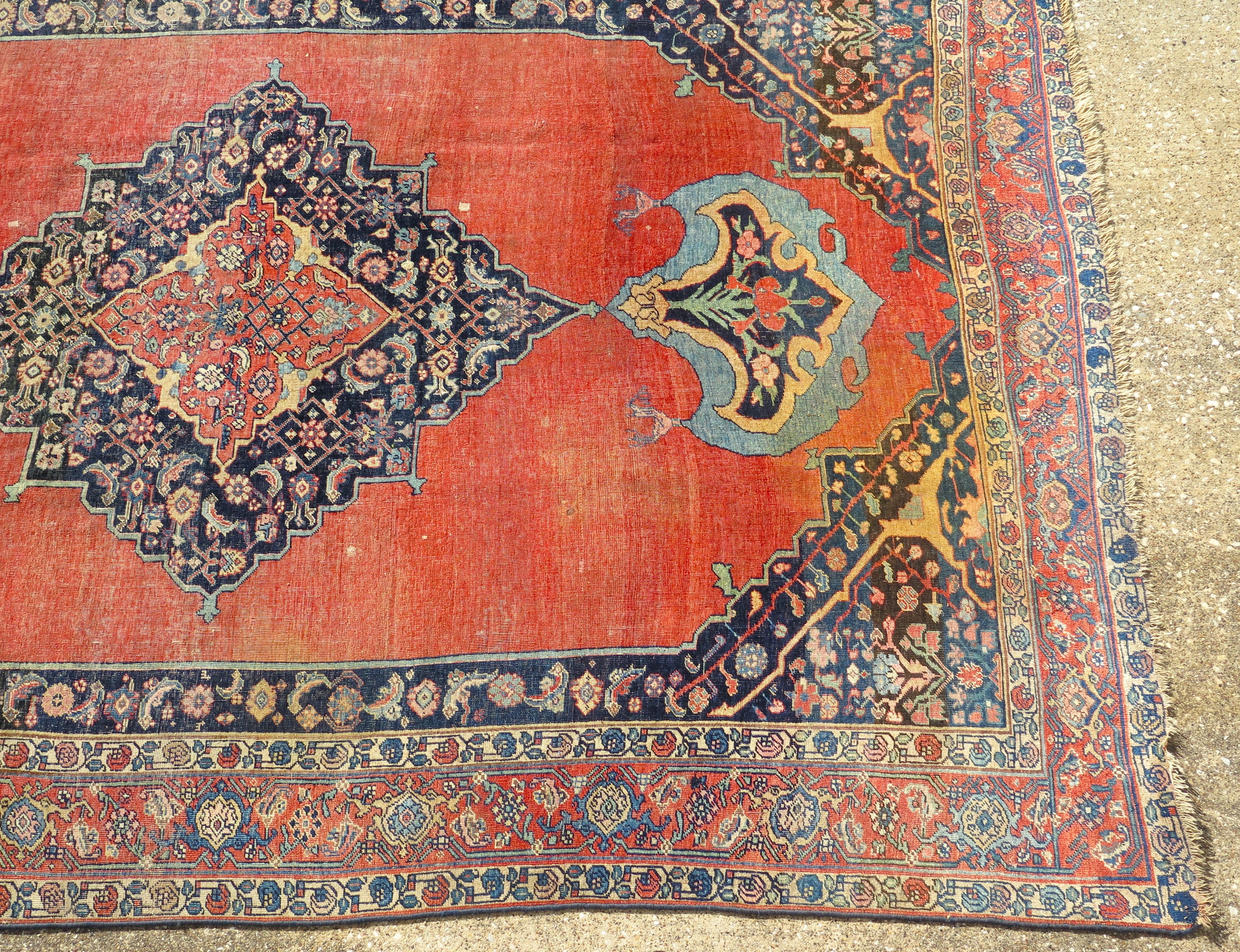 A Late 19th Century Bidja Oriental Carpet / Rug