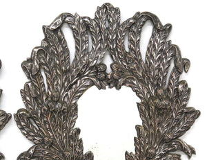 A Pair of Silver Plate Mirrors