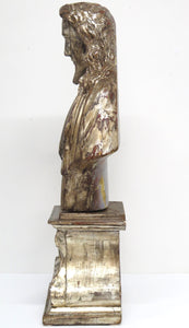 1# 18th Century Italian Silver Gilt Reliquary Bust