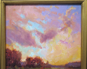 "Sunset Landscape'' by American Artist Dee Beard Dean