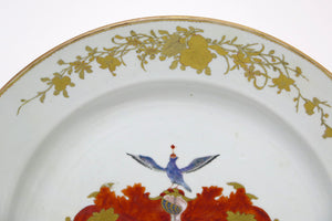 Chinese Export Armorial Charger for the Amsterdam-Batavia Dutch Family Valckenier