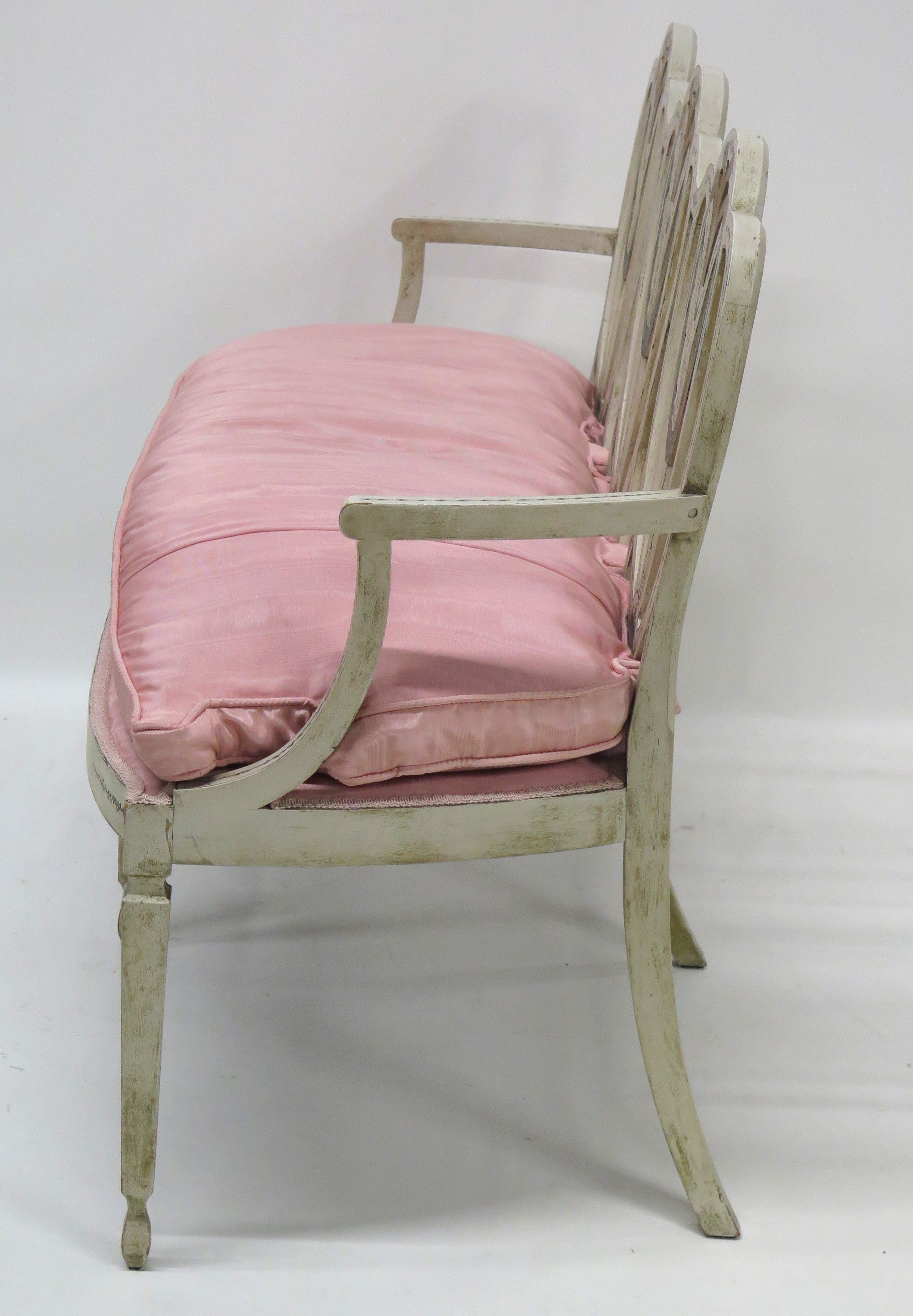Georgian Style Triple Chair Back Settee
