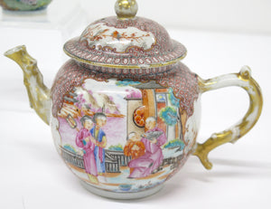 Chinese Export Tea Set, Rockefeller Pattern