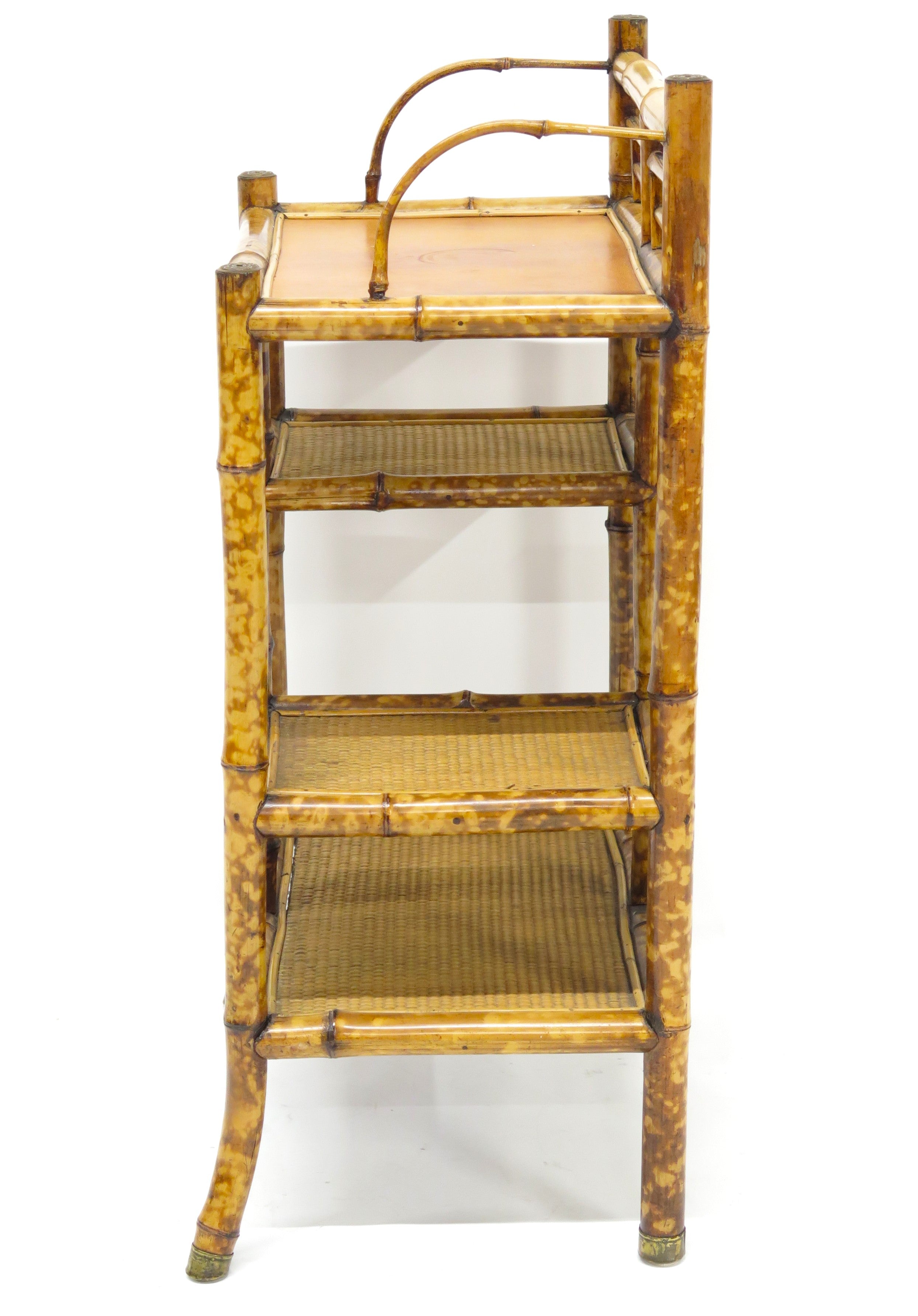 Victorian Bamboo Etagere by W. F. Needham, Birmingham