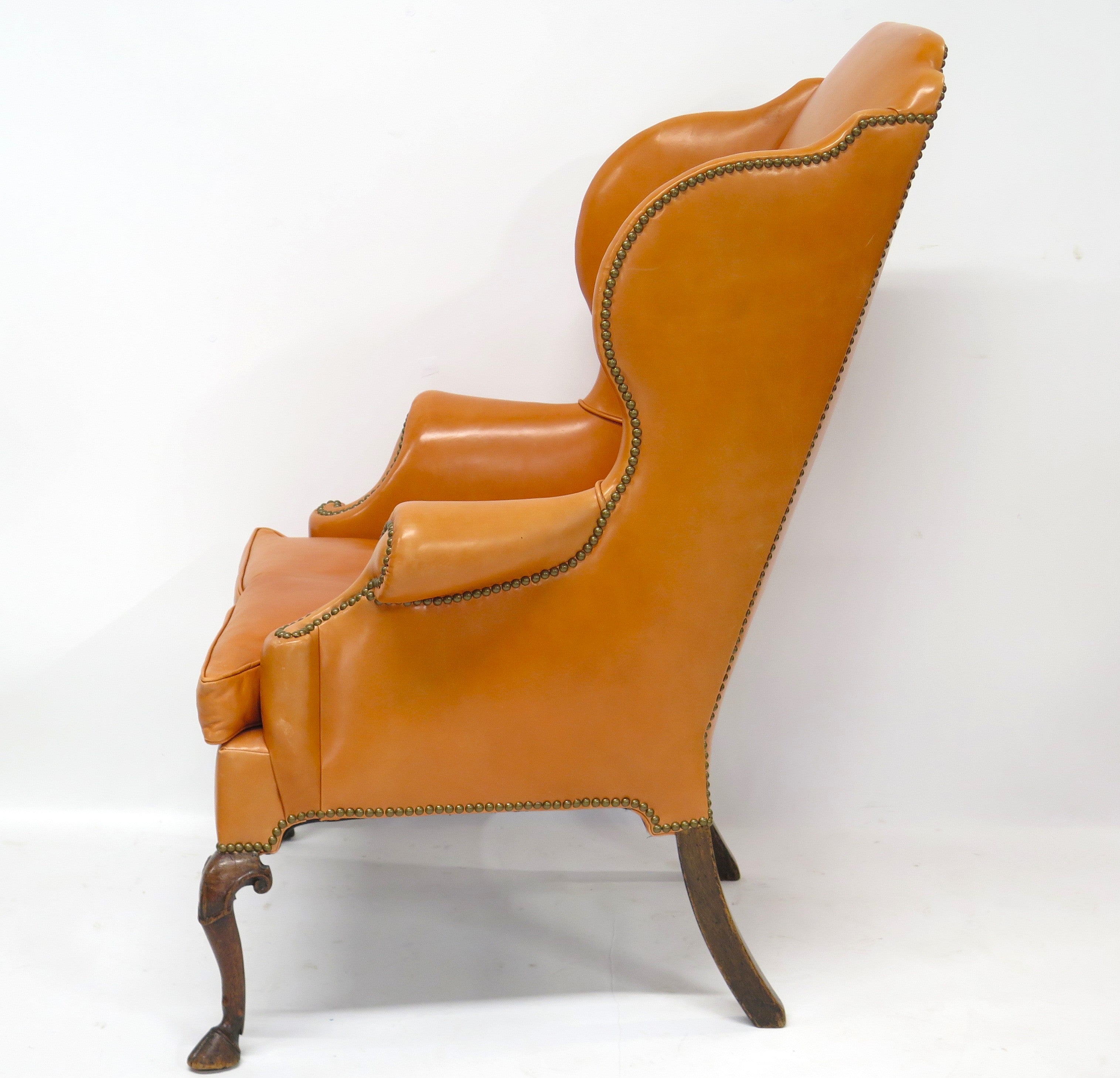 Late Queen Anne/Early George I-Style Wingback Chair