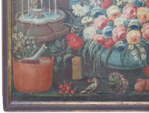 Oil on Canvas Painting of a Floral Arrangement