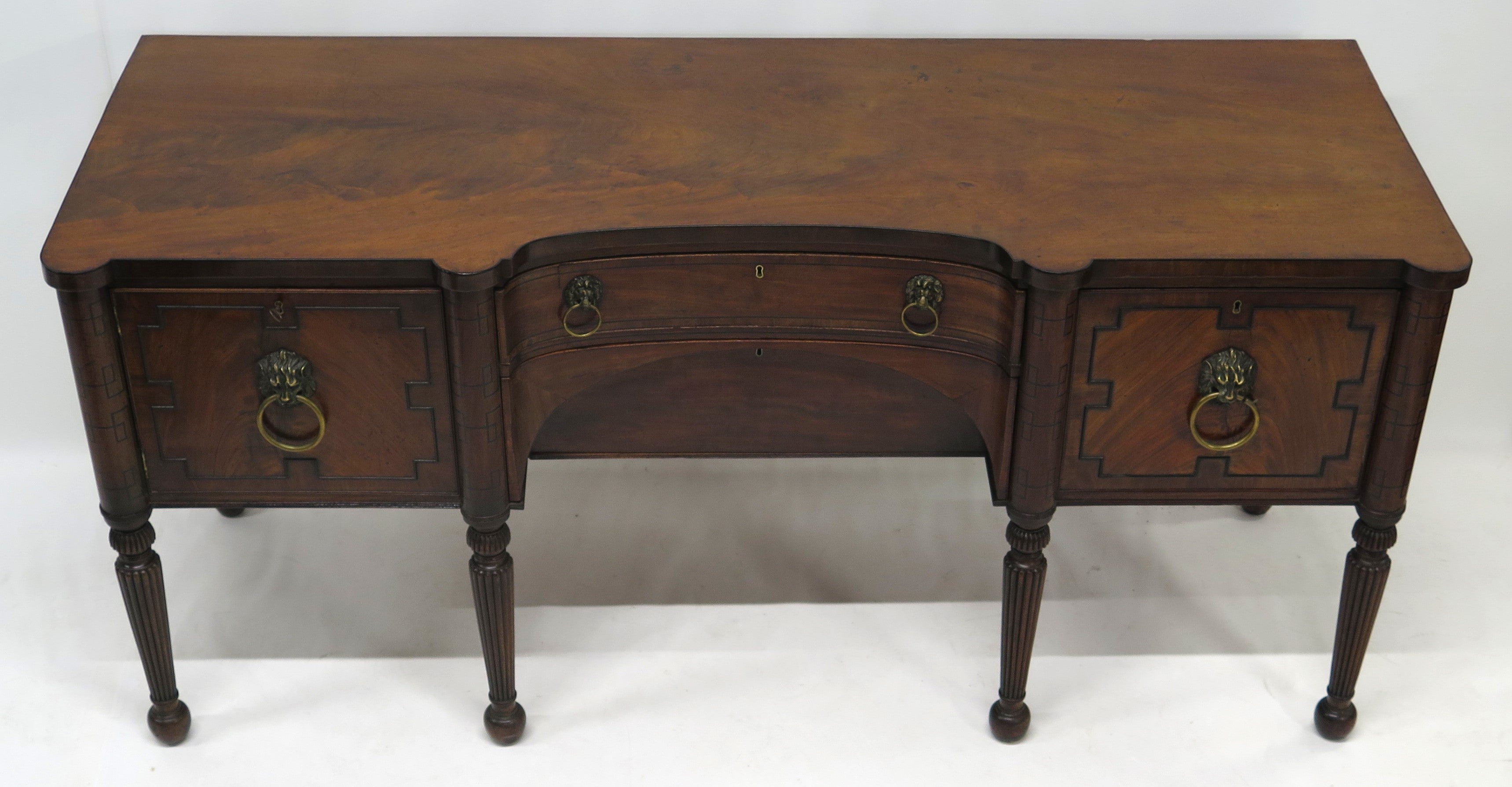 An English Regency Mahogany Sideboard