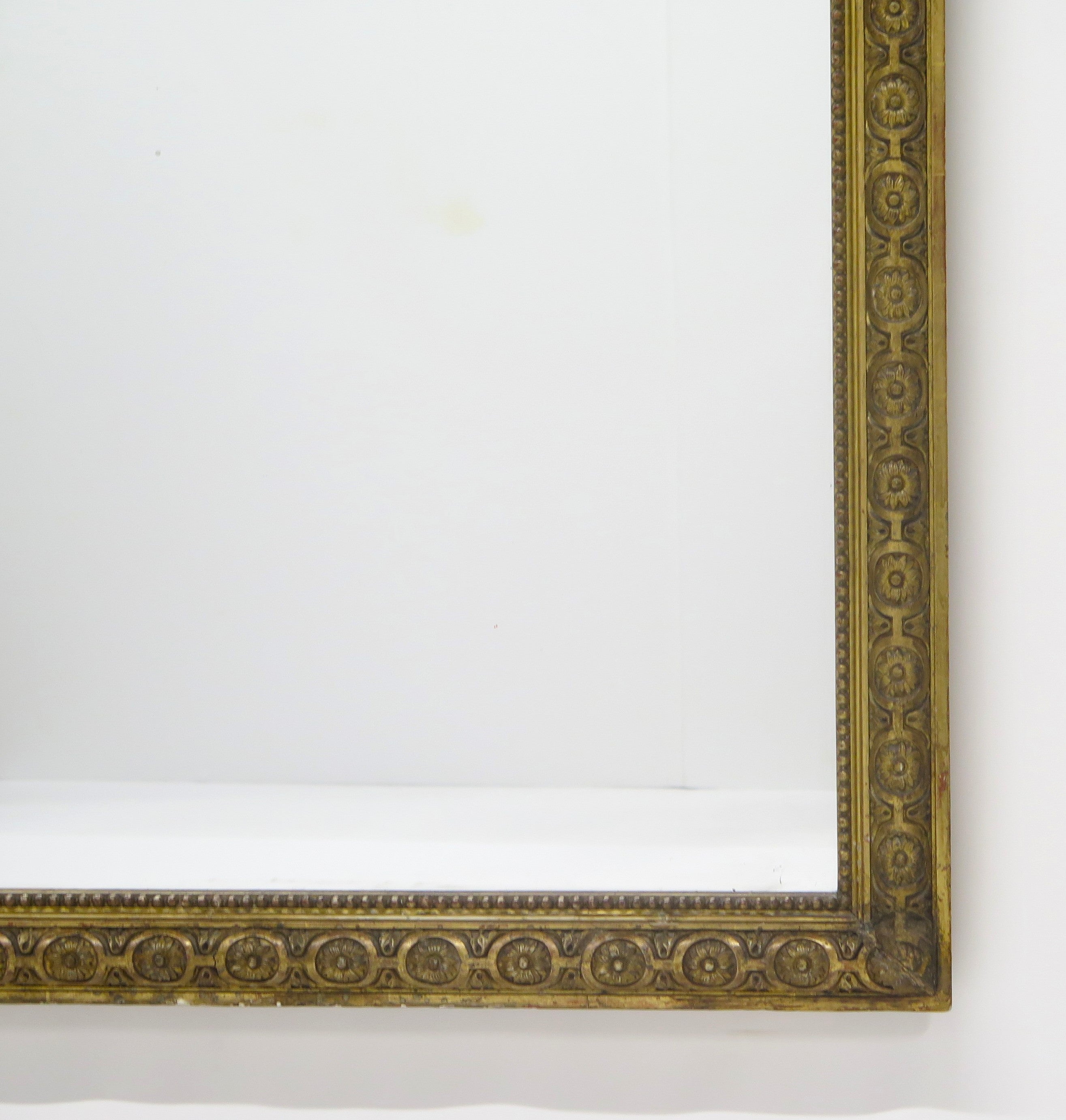 A Napoleon III Carved Gilt Wood Morror