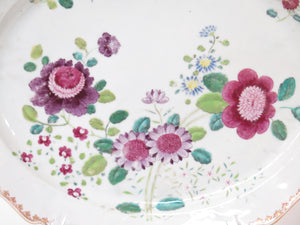 A Famille Rose Meat Plate