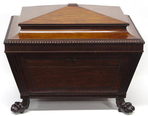 English Regency Mahogany Wine Cooler