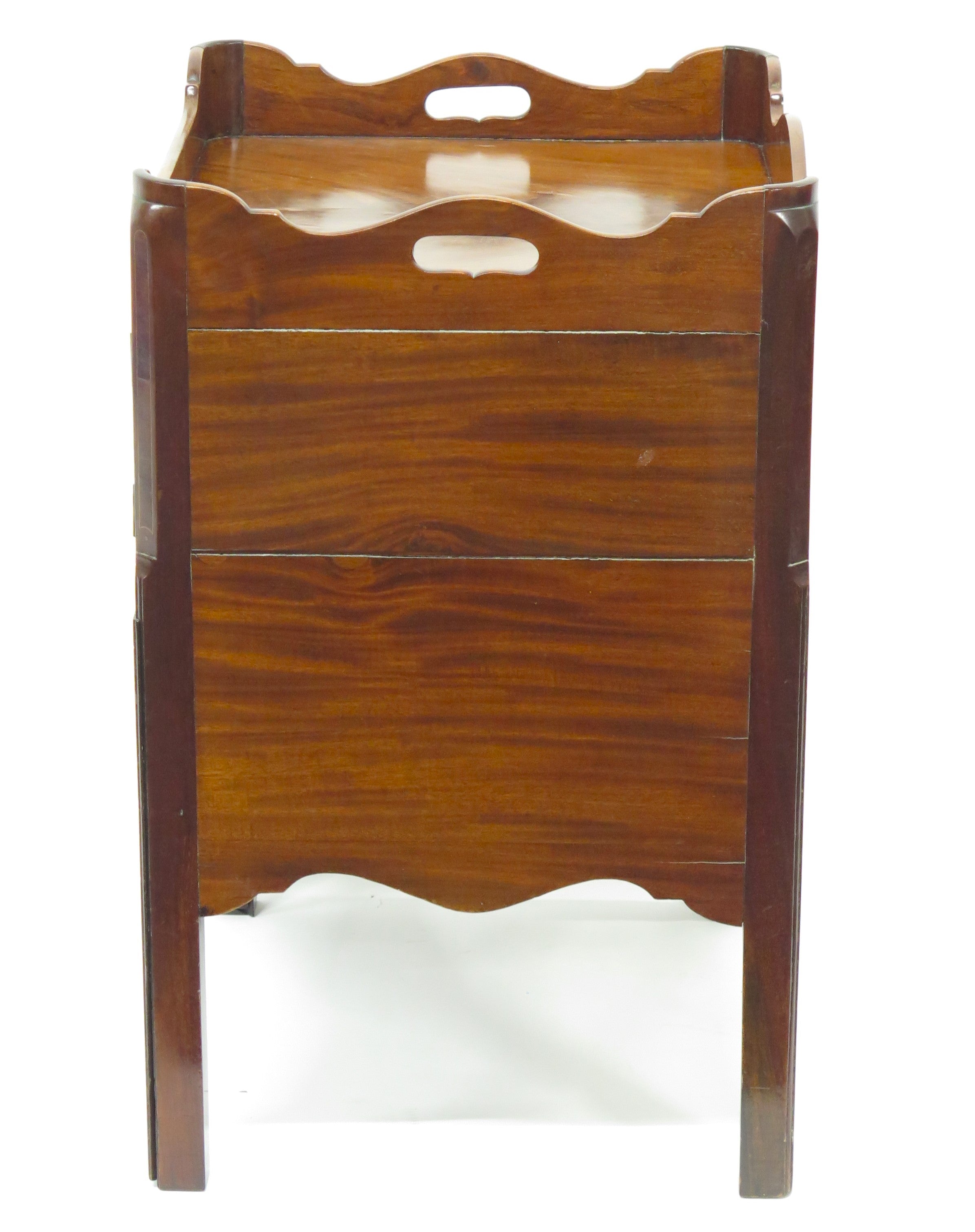 A George III Mahogany Bedside Cabinet