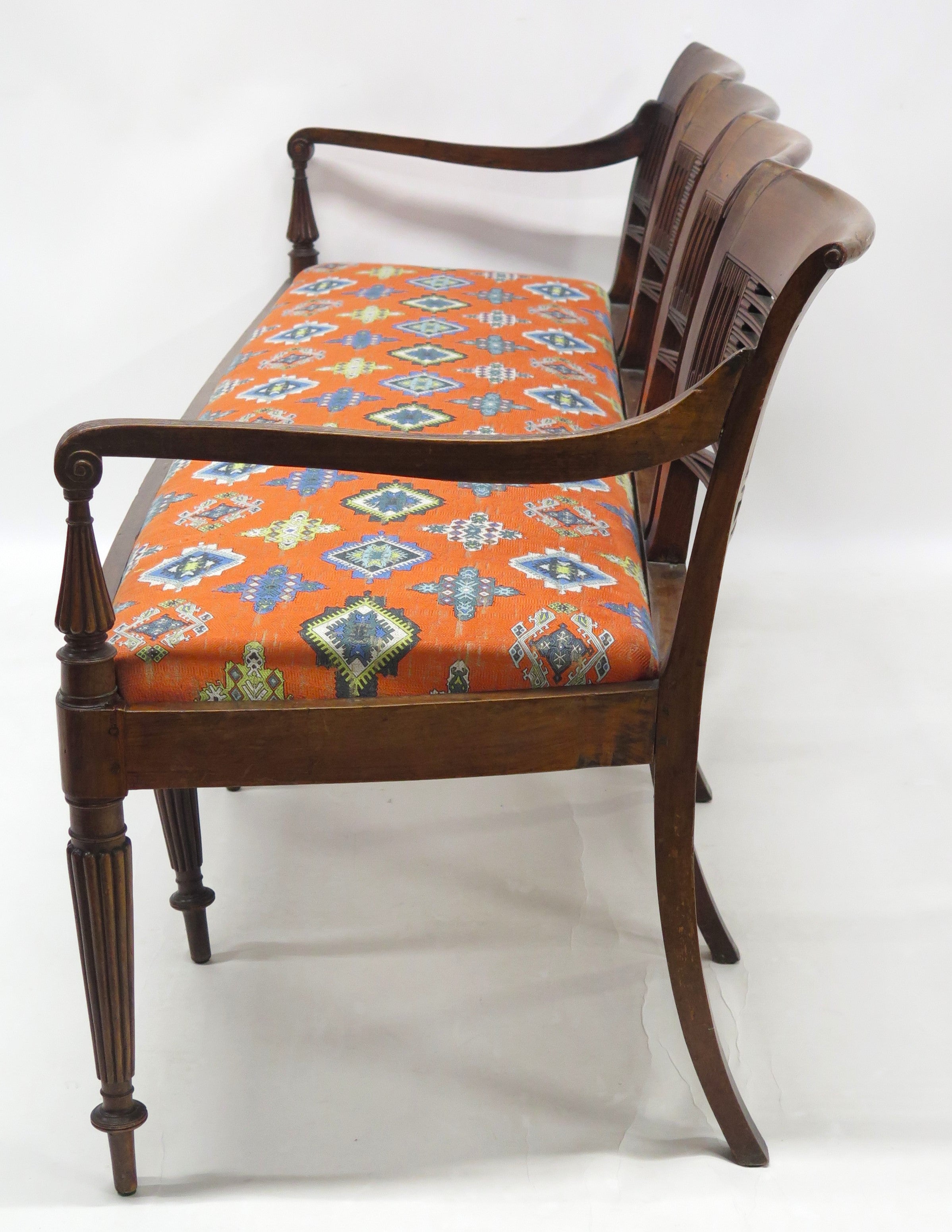 A Dutch East Indies Regency Settee