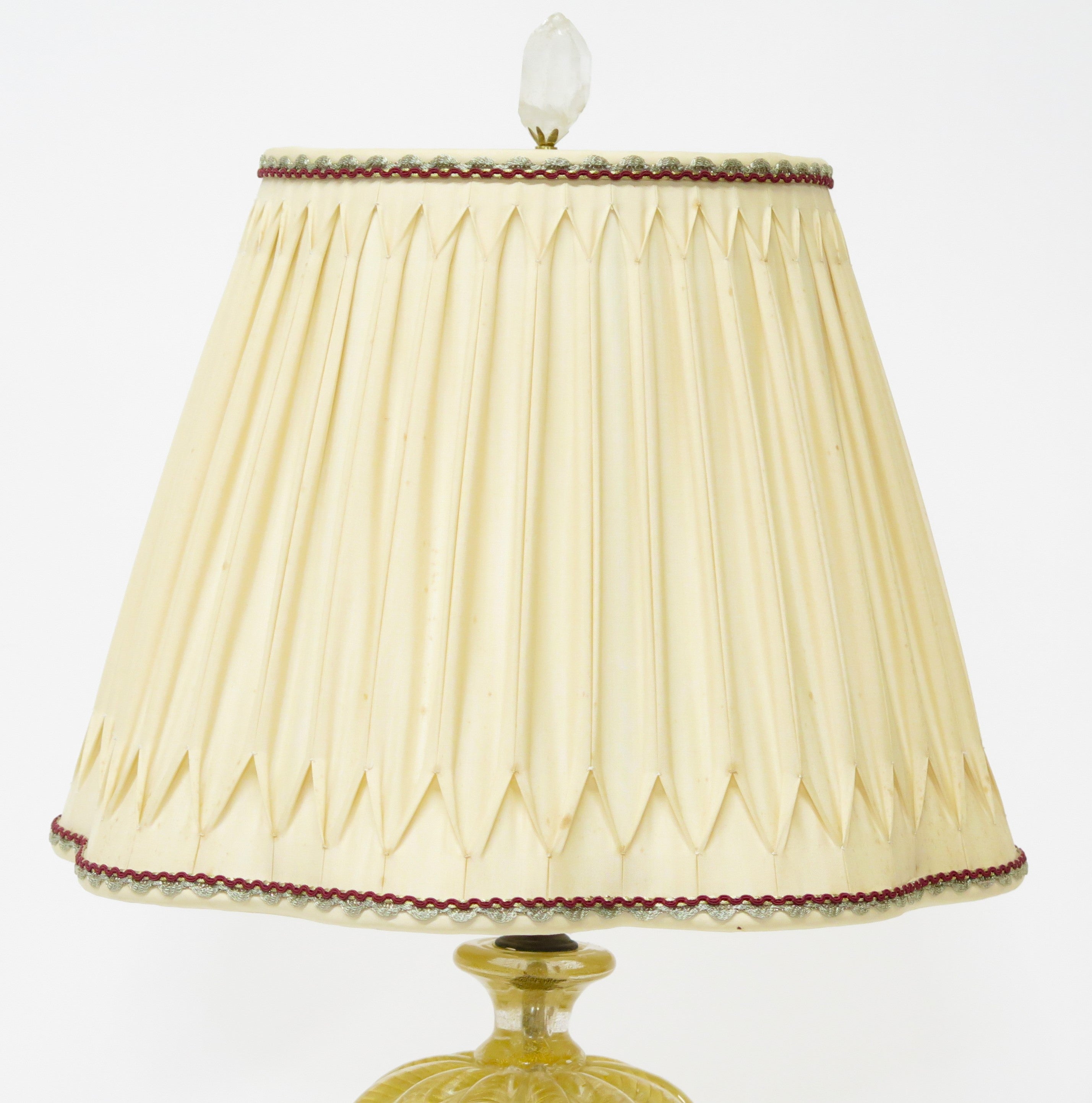 Beautiful Mid Century Murano Glass Lamp by Barovier & Toso