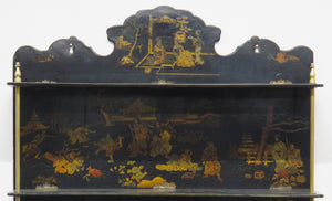 Late 19th Century French Shelf with Chinoiserie Decoration