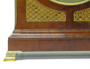 George II Mahogany Arched-Top Bracket Clock by Sly, Weymouth, England