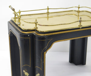 A Diminutive Brass Cocktail Table