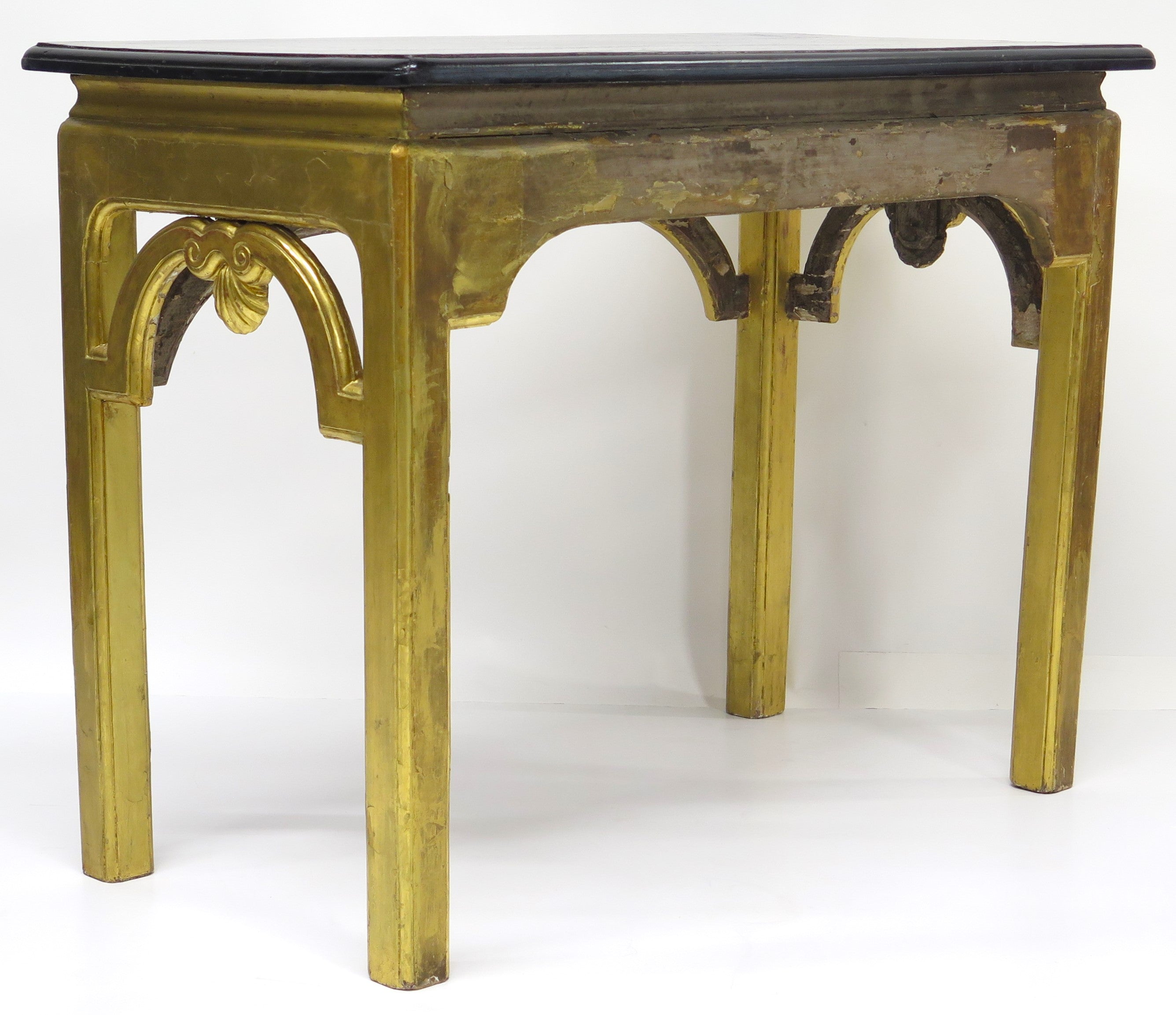 A George II Gilt Wood Carved Console Table