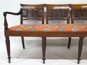 A Dutch East Indies Regency Settee