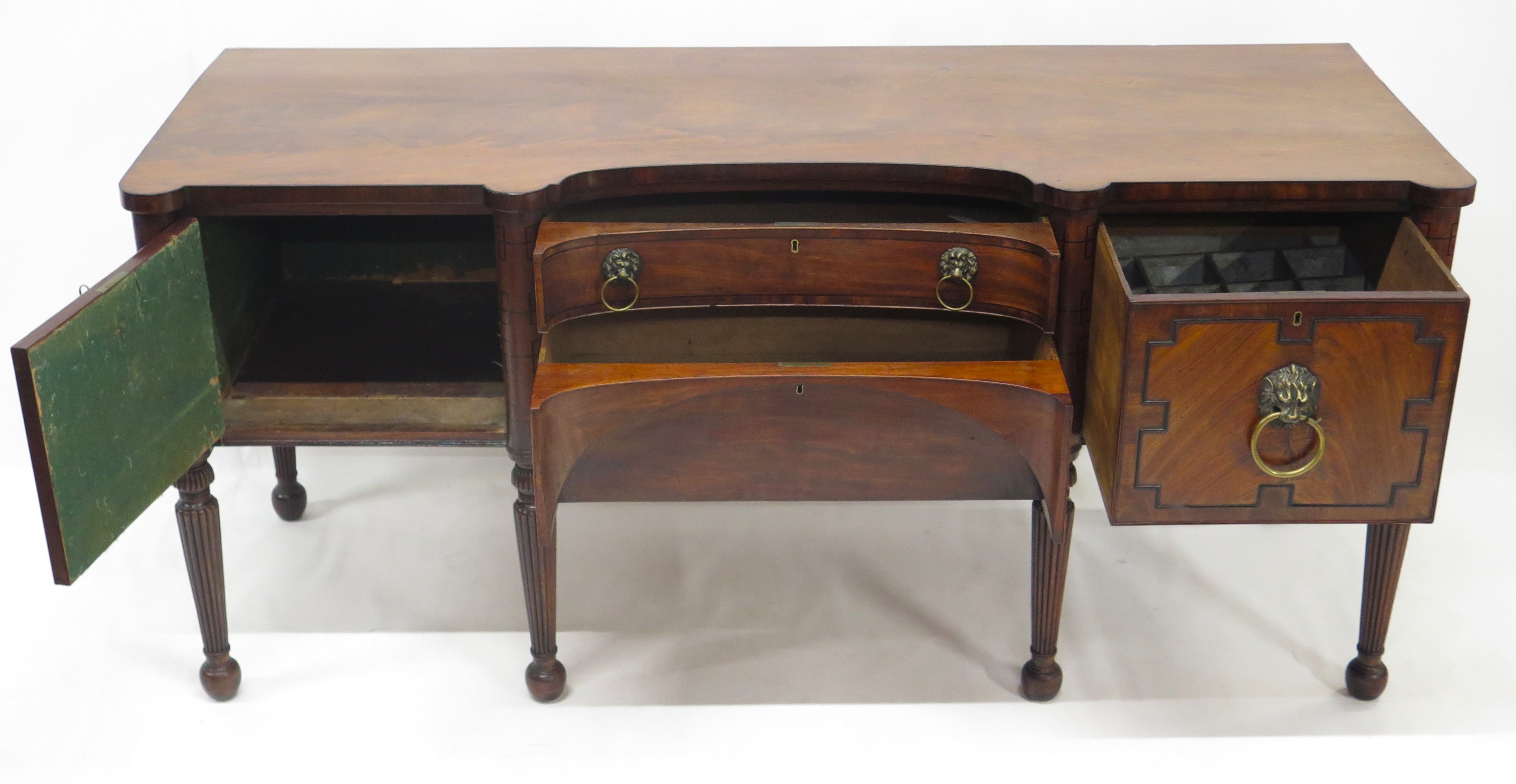 An English Regency Mahogany Sideboard