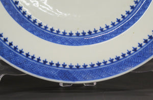 Pair of Chinese Export Armorial Plates / Marsh Family, Circa 1790