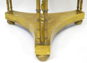 A Louis XVI Style Gilt Bronze Gueridon