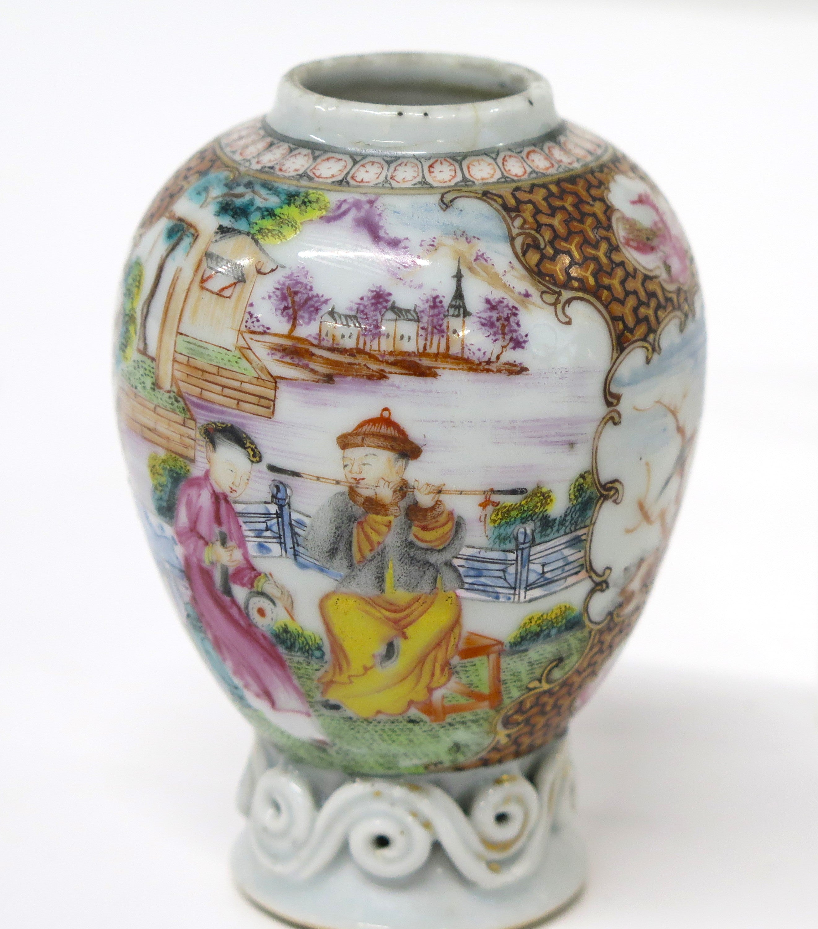 Chinese Export Tea Set, Rockefeller Pattern