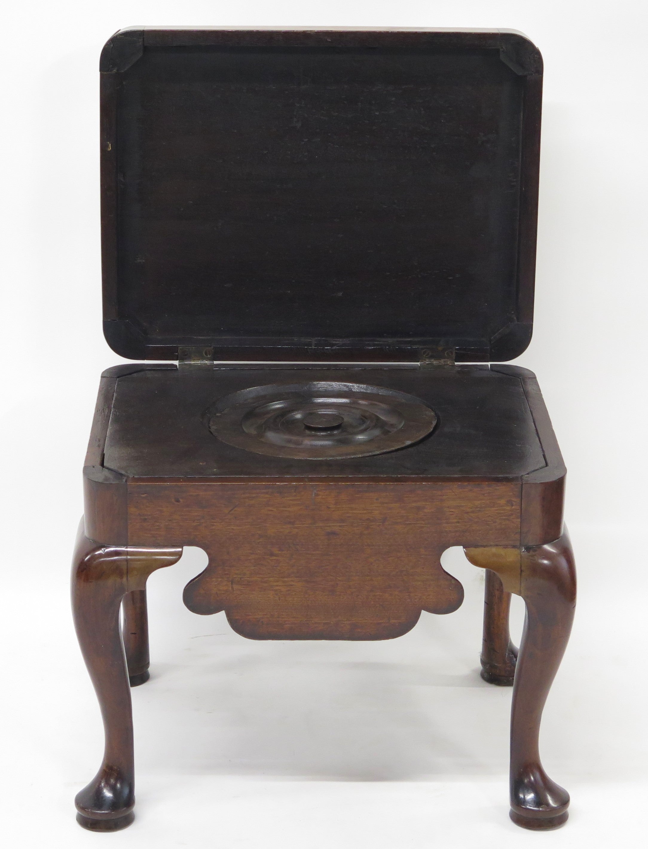 A Handsome George II Mahogany Close Stool