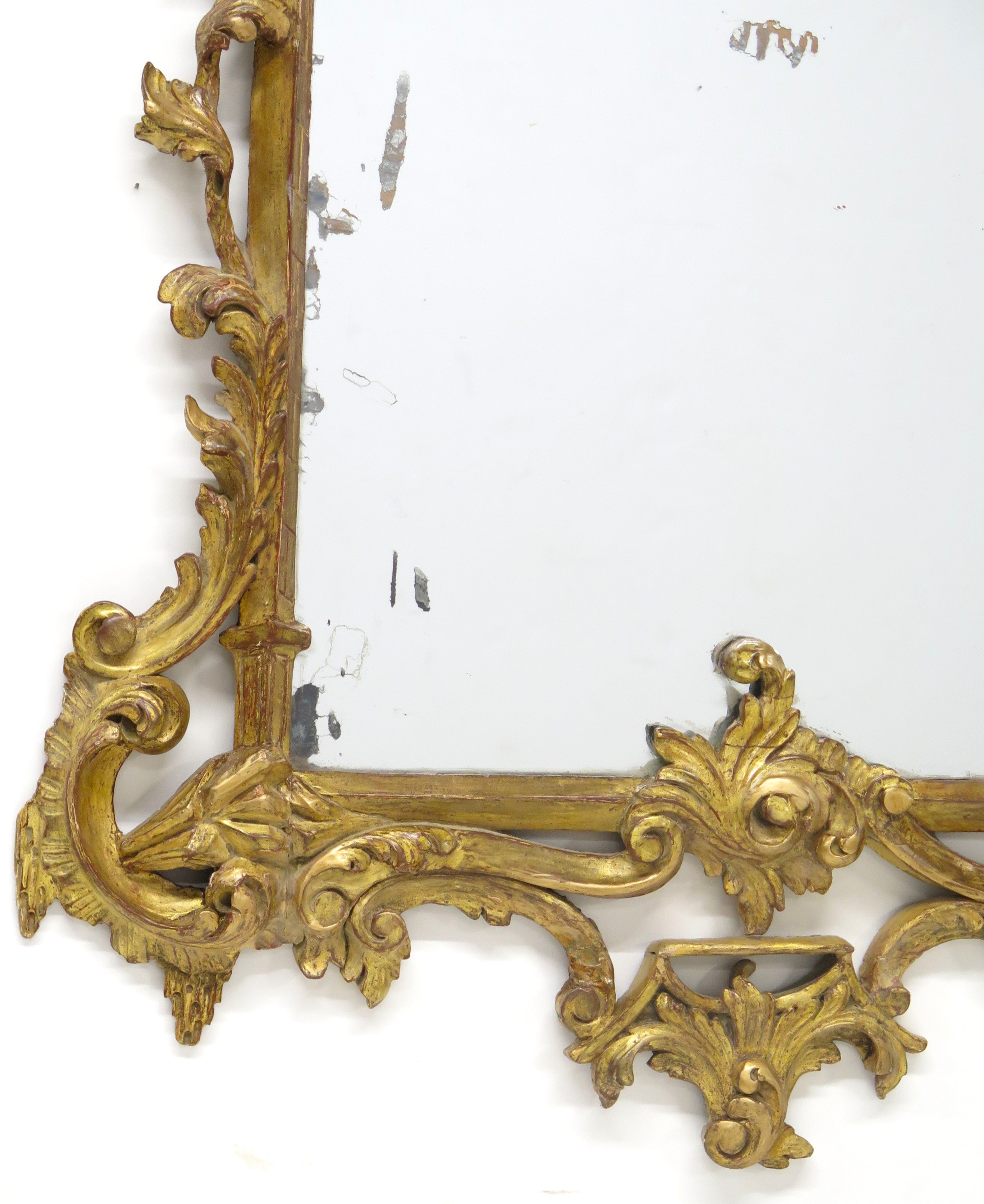 19th Century George II Style Giltwood Mirror