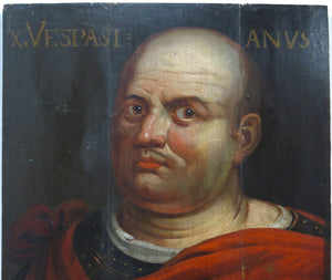 Portraits of Roman Emperors, Julius Caesar and Vespasian