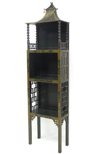 Chinese Chippendale-Style Pagoda Etagere