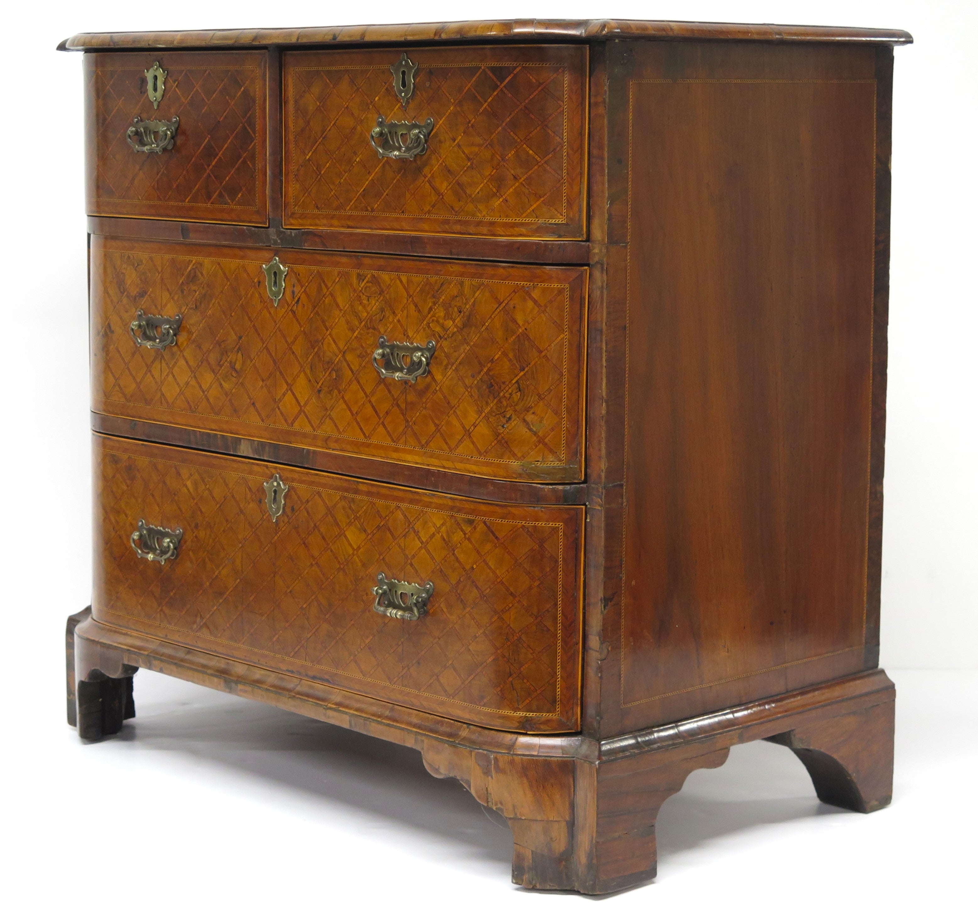 A 19th Century George III Style Small Four Drawer Chest