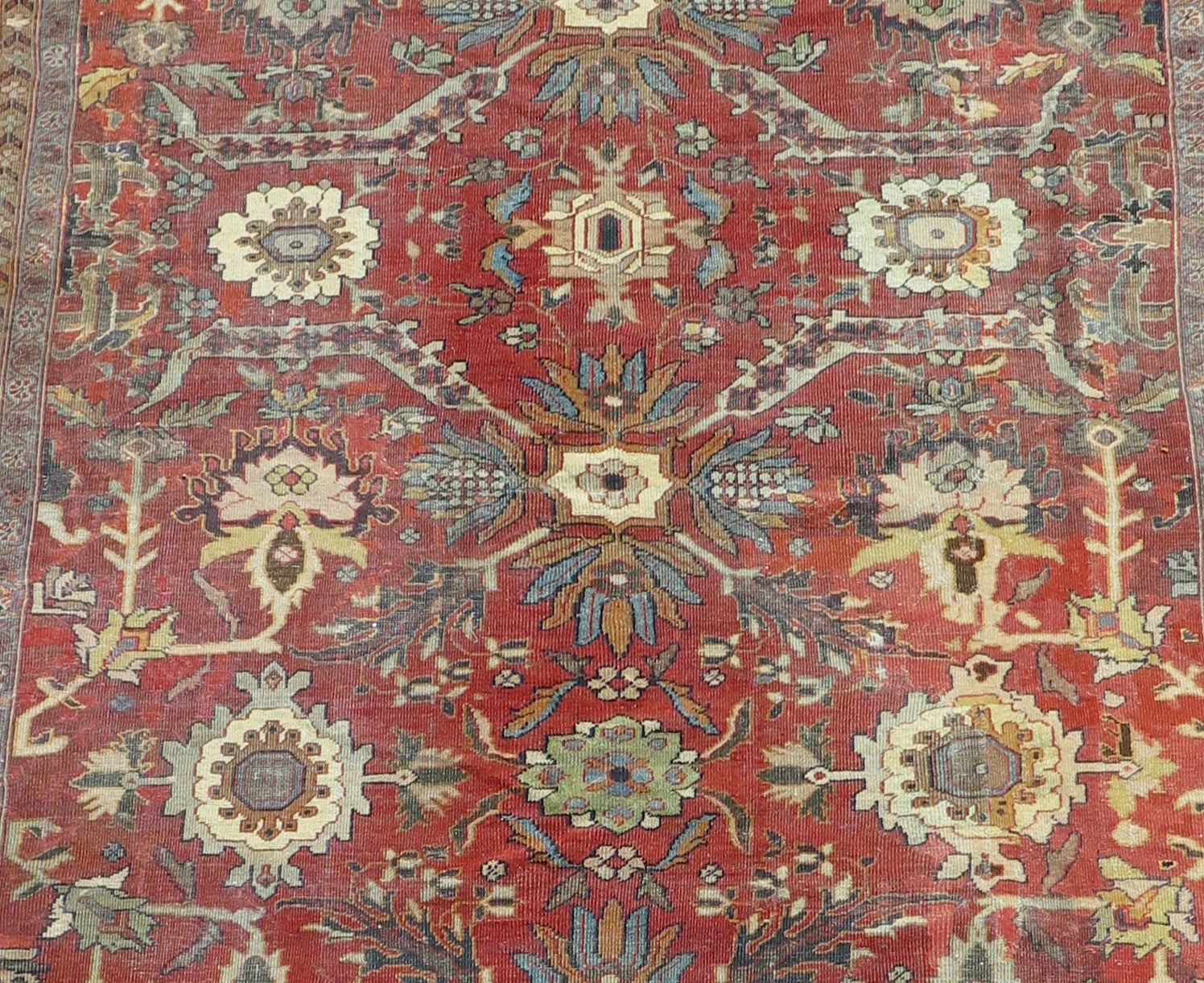 Antique Persian Heriz Carpet