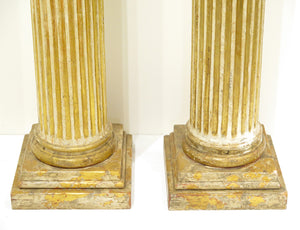 Carved and Gilded Corinthian Columns