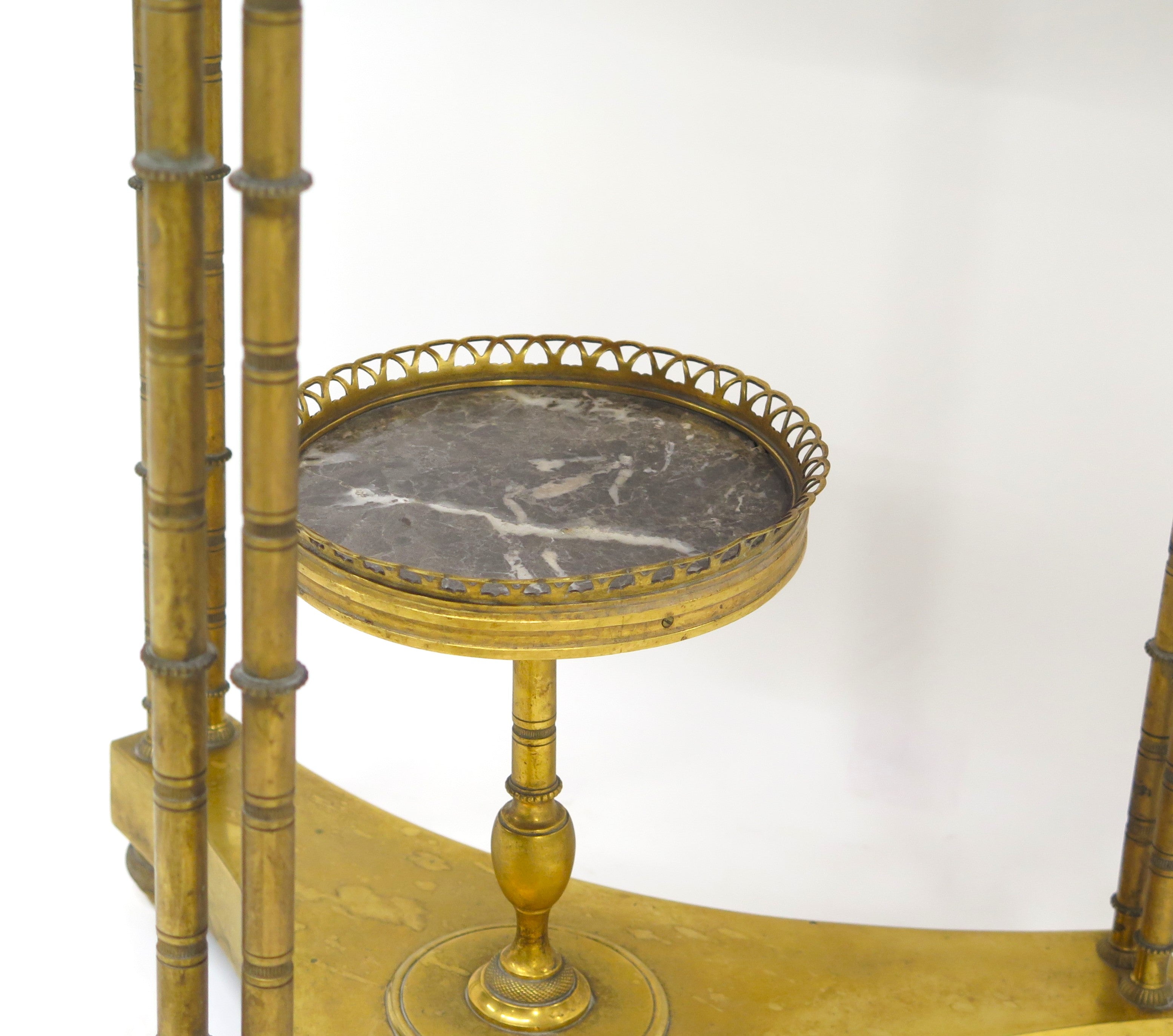 A Louis XVI Style Gilt Bronze Gueridon