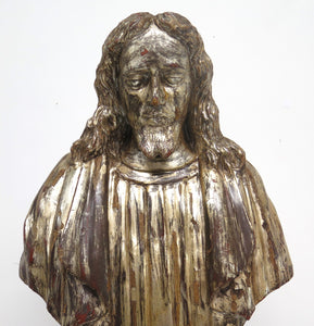 1# 18th Century Italian Silver Gilt Reliquary Bust