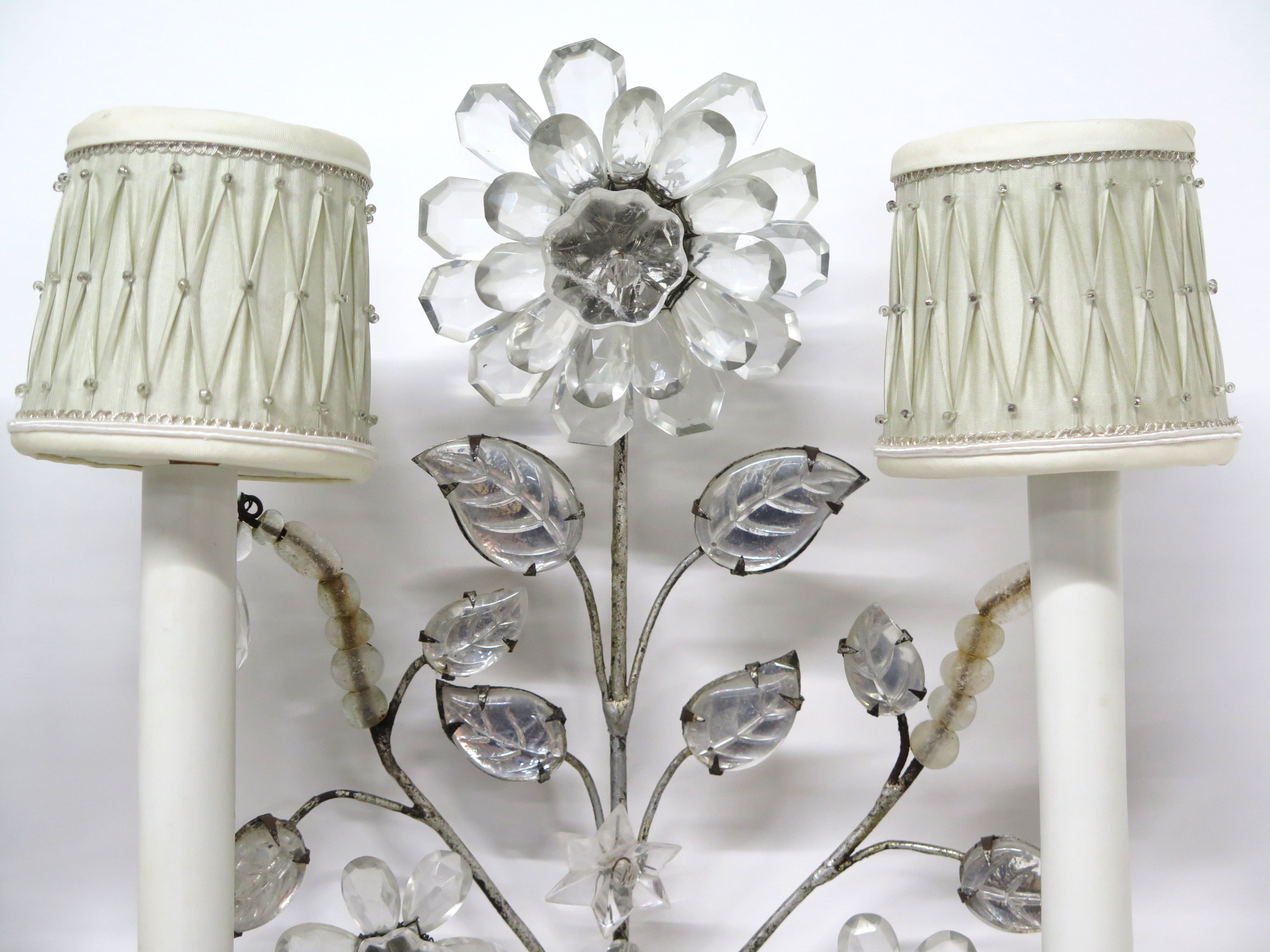 Pair of Maison Bagues Sconces from a William "Billy" Haines Decorated Estate