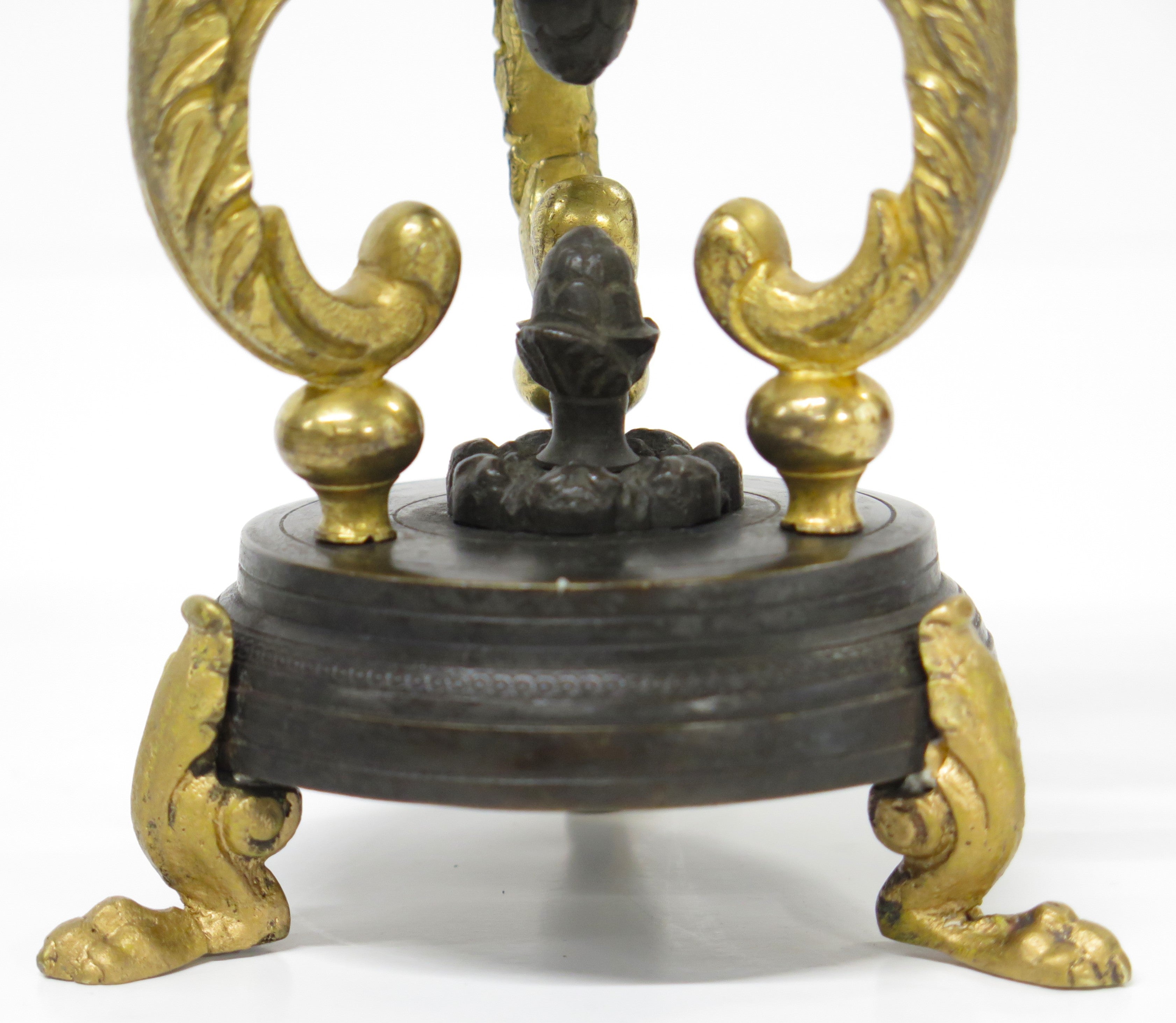 A Pair of Late Regency Patinated and Metal Cassoulets