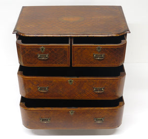 A 19th Century George III Style Small Four Drawer Chest