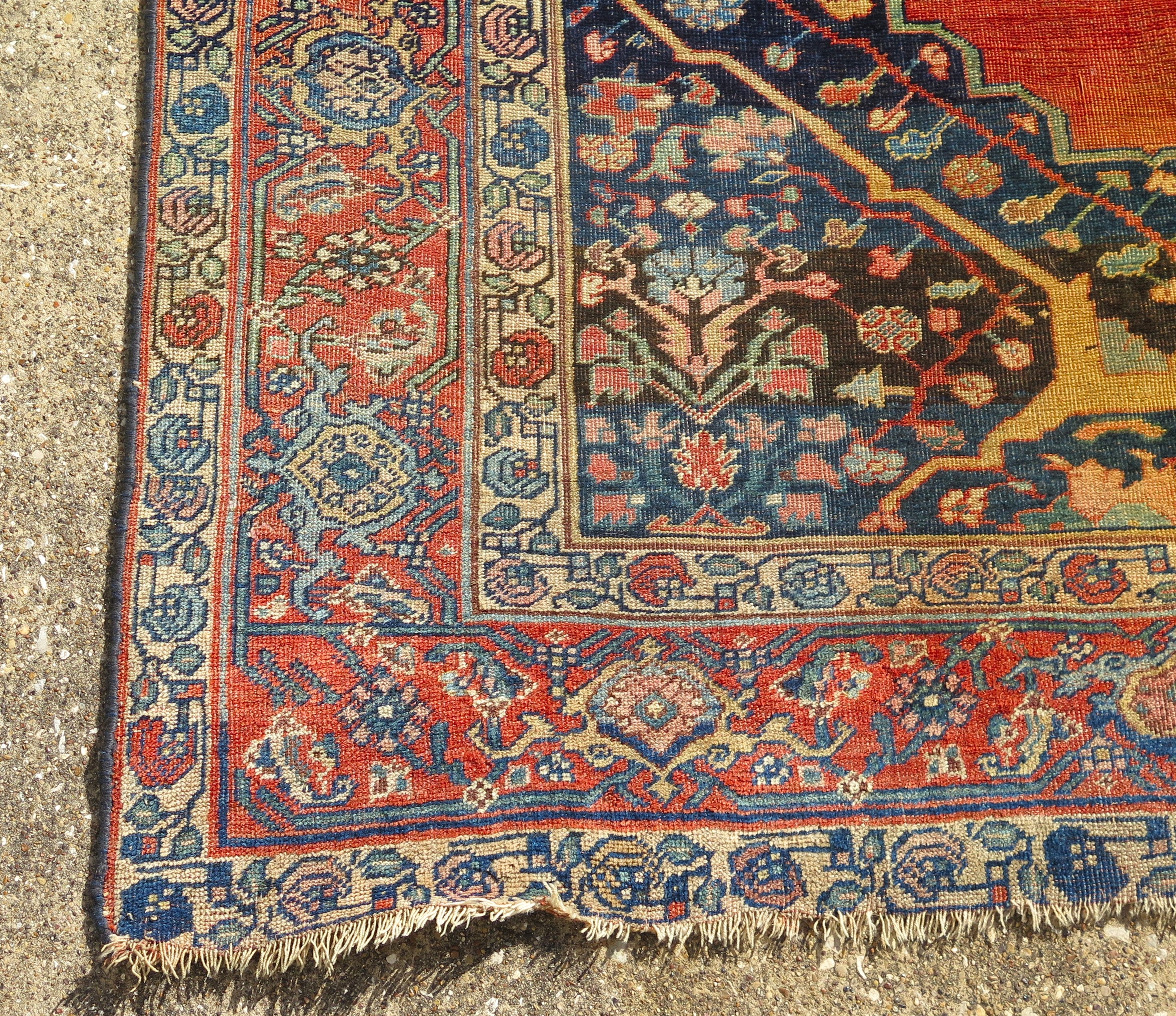 A Late 19th Century Bidja Oriental Carpet / Rug