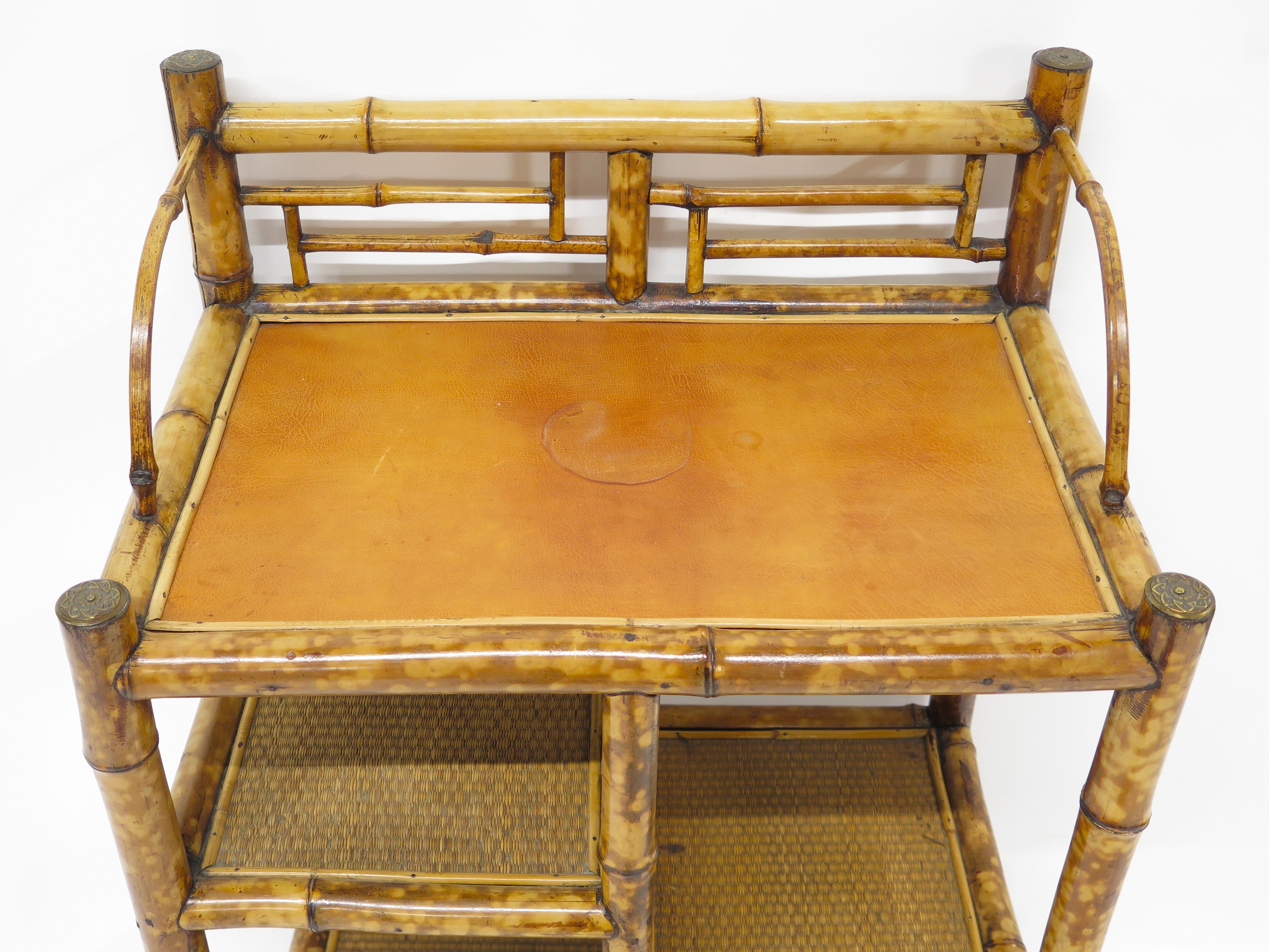 Victorian Bamboo Etagere by W. F. Needham, Birmingham